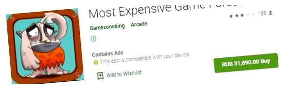 Как называется самая дорогая игра в мире